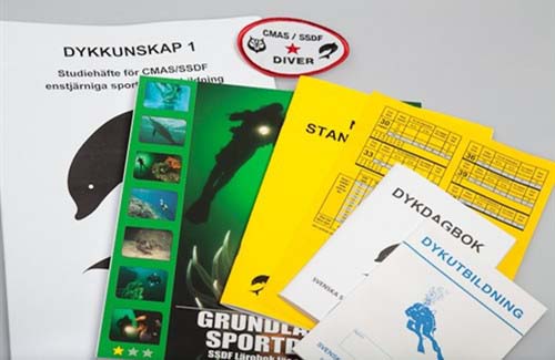 Grundkurs i dykning (enstjärnig)